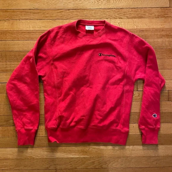 Champion Sweaters Vintage Champion Reverse Weave Red Crewneck